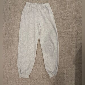 Hollister Light Gray Fleece Sweatpants